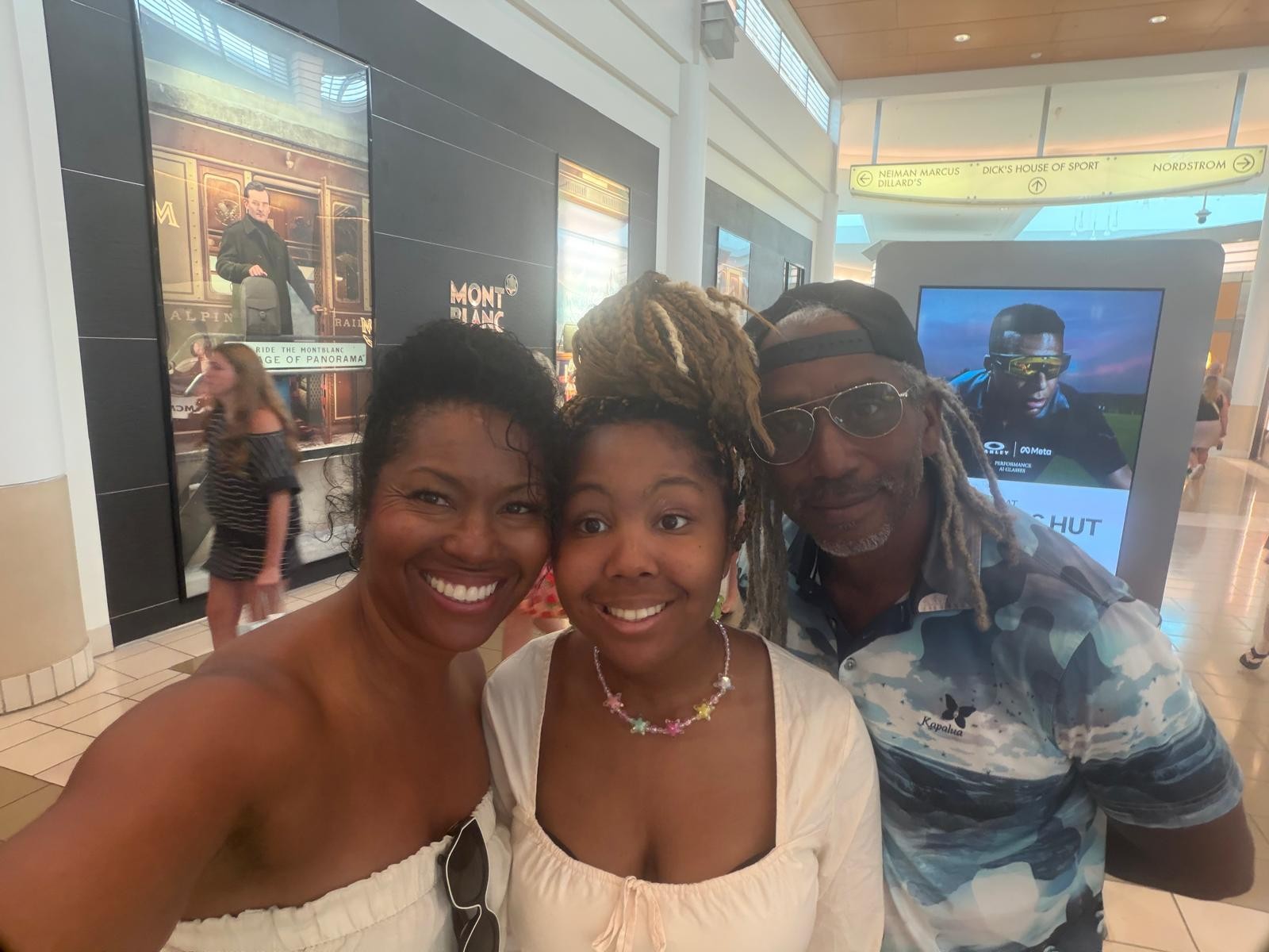 Kimberly G. Jackson with her daughter and husband